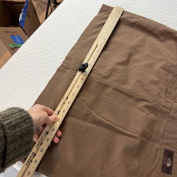 The North Face TNF Women's Size 10 Brown Button Fly Skirt Skort Outdoors Mini - Picture 11 of 13